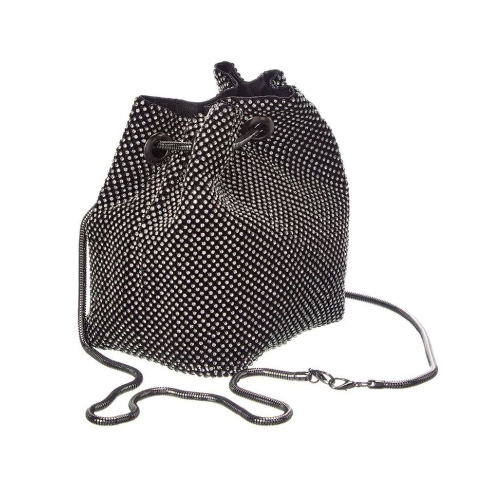 Rene Ruiz Allover Crystal Bucket Bag, Grey - Picture 3 of 4